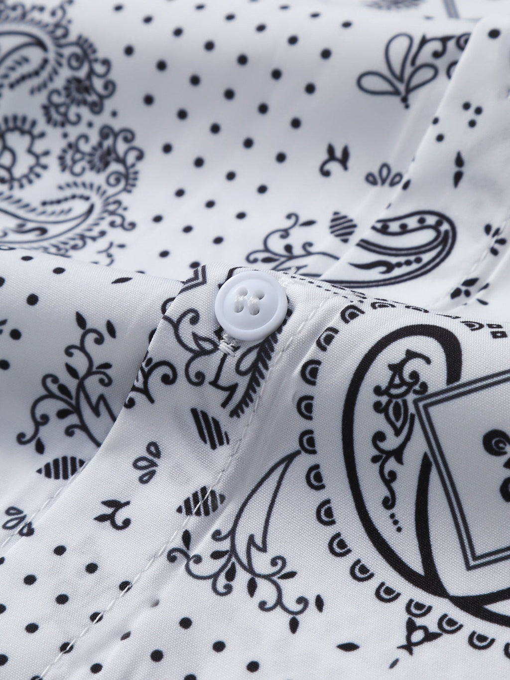 Paisley Button Up Shirt & Swim Shorts