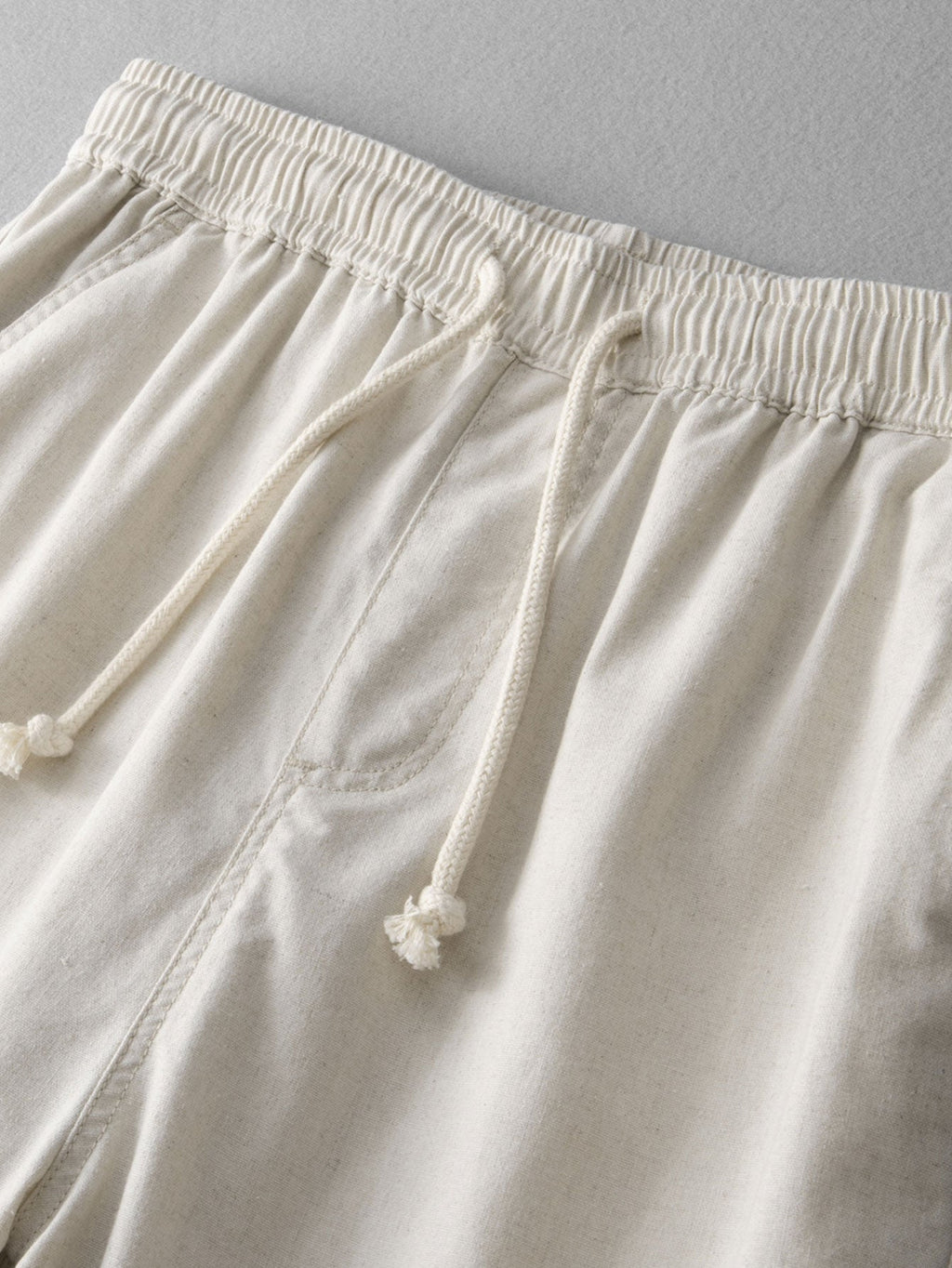 Textured Striped Button Up Shirt & Straight Leg Linen Pants