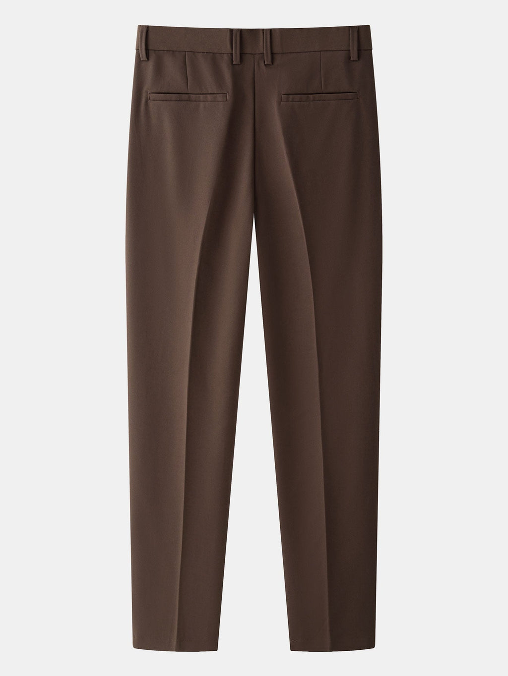 Contrast Trim Textured Zipper Knit Polo & Slim Fit Tapered Trousers