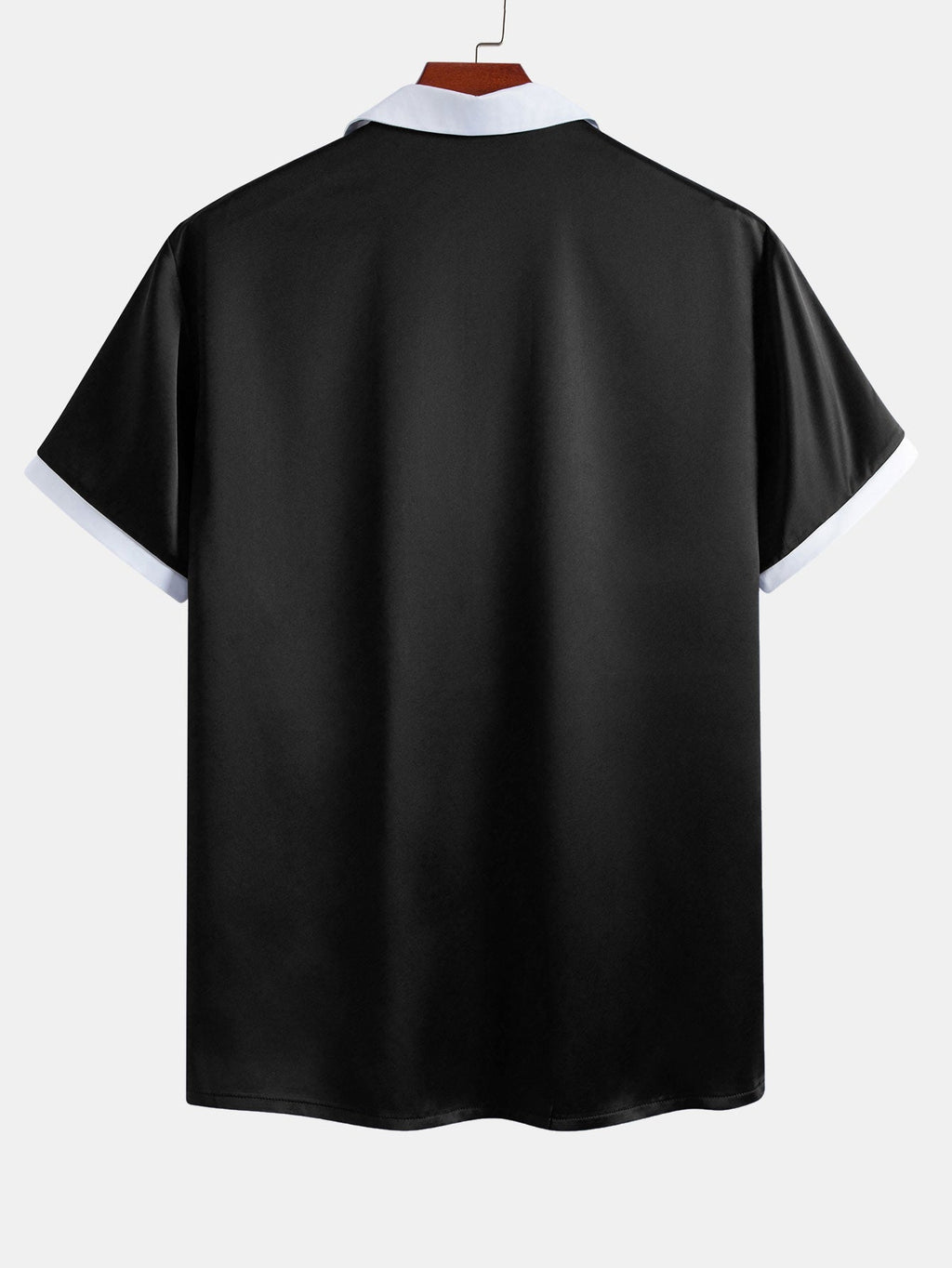 Contrast Satin Shirt & Contrast Satin 7“ Shorts