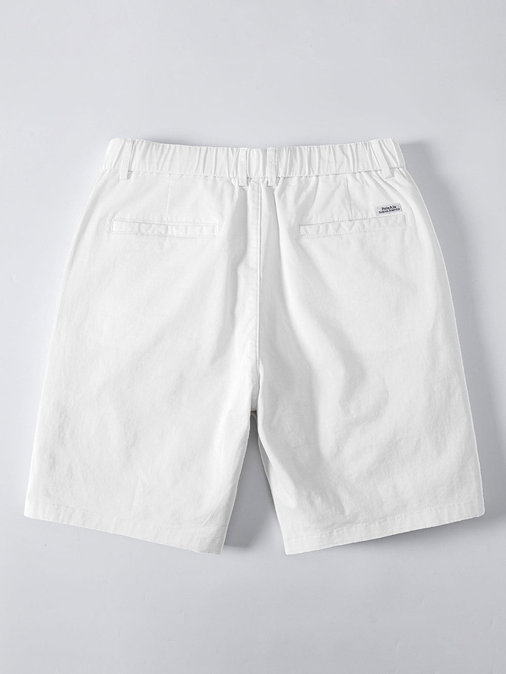 Stripe Waffle T-Shirt & Elastic Waist Chino Shorts
