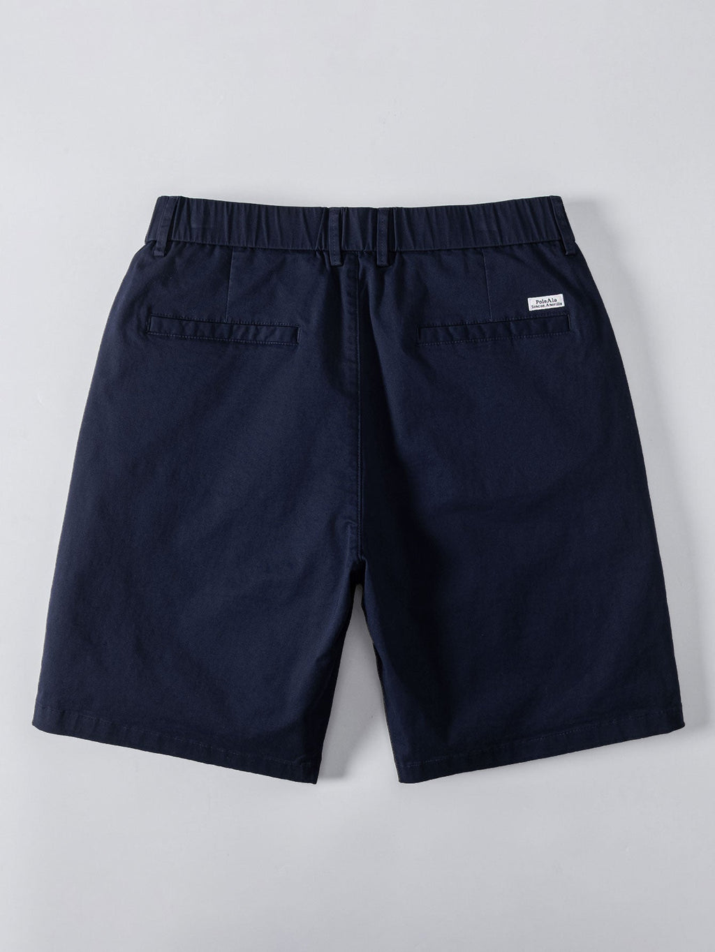 Contrast Trim Waffle Ringer T-Shirt & Elastic Waist Chino Shorts