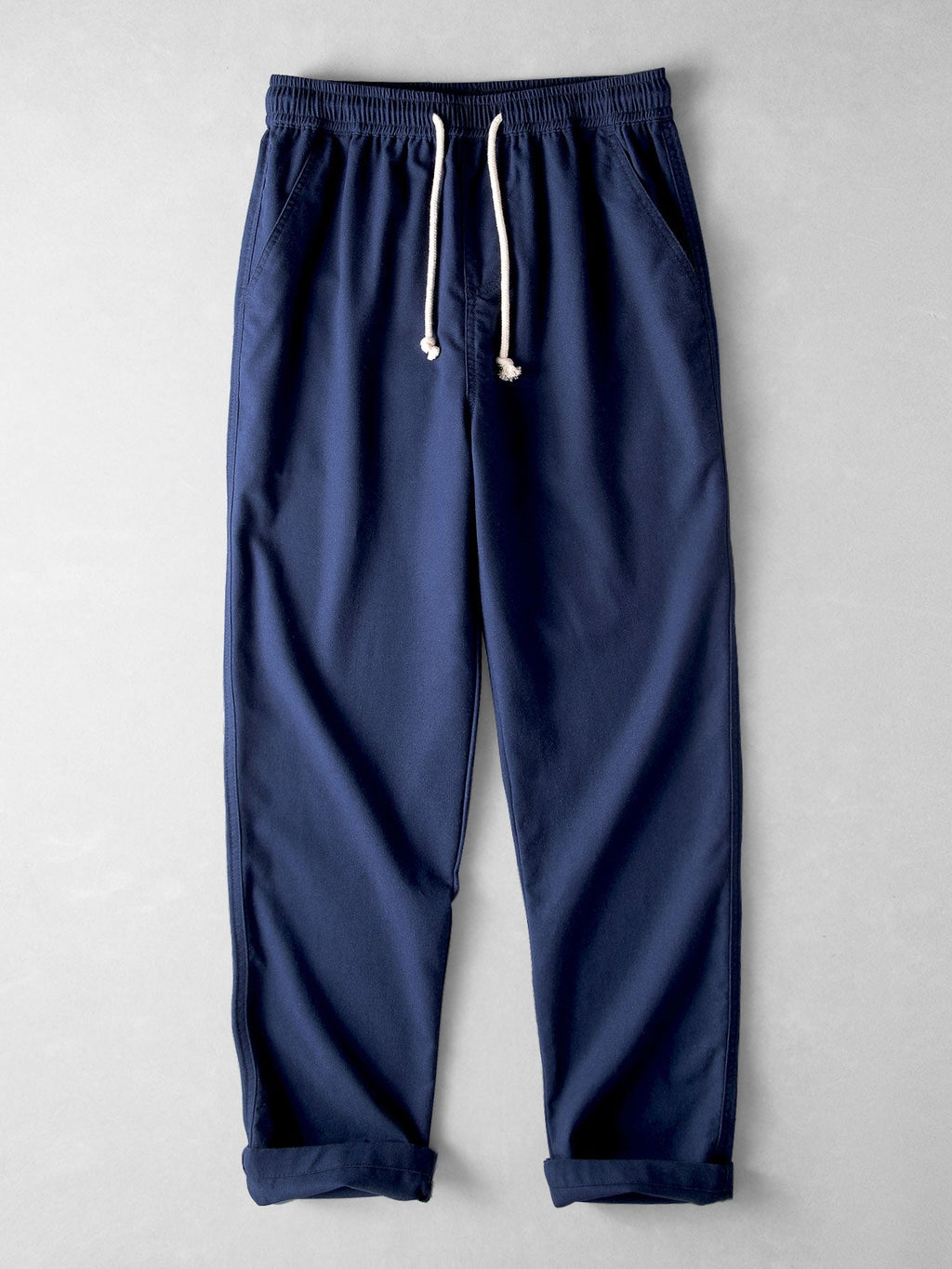 Stripe Linen Look Button Up Shirt & Straight Leg Linen Pants