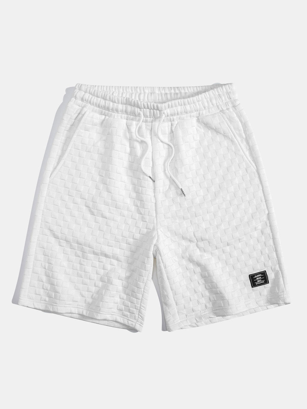 Relax Fit Checkerboard T-Shirt & Checkerboard Jacquard Shorts