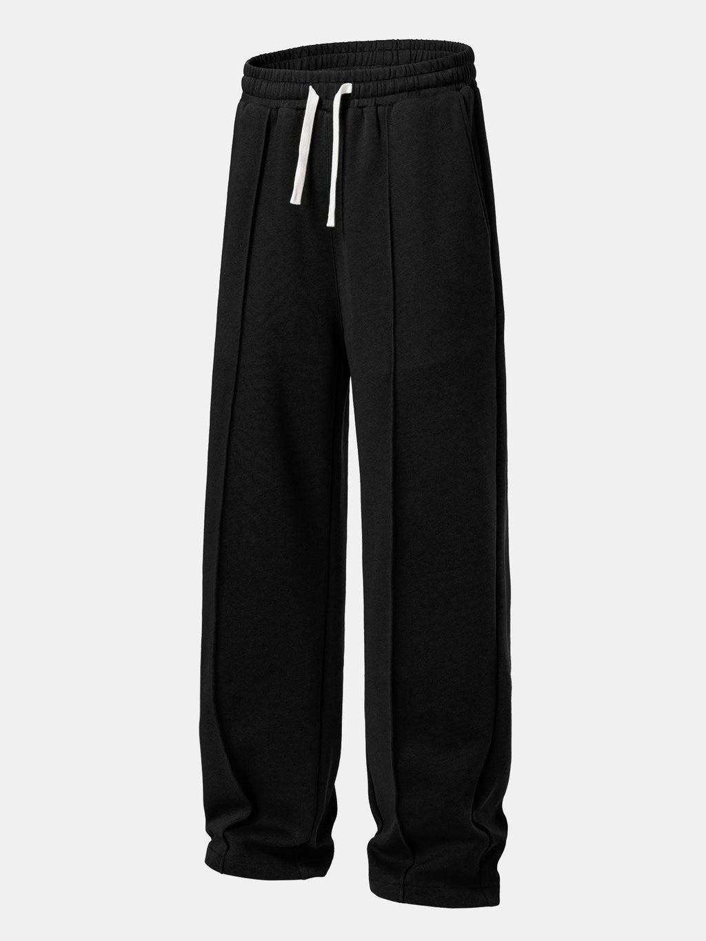Line Dachshund Print Relax Fit Sweatshirt & Straight Leg Pleated Pintuck Sweatpants