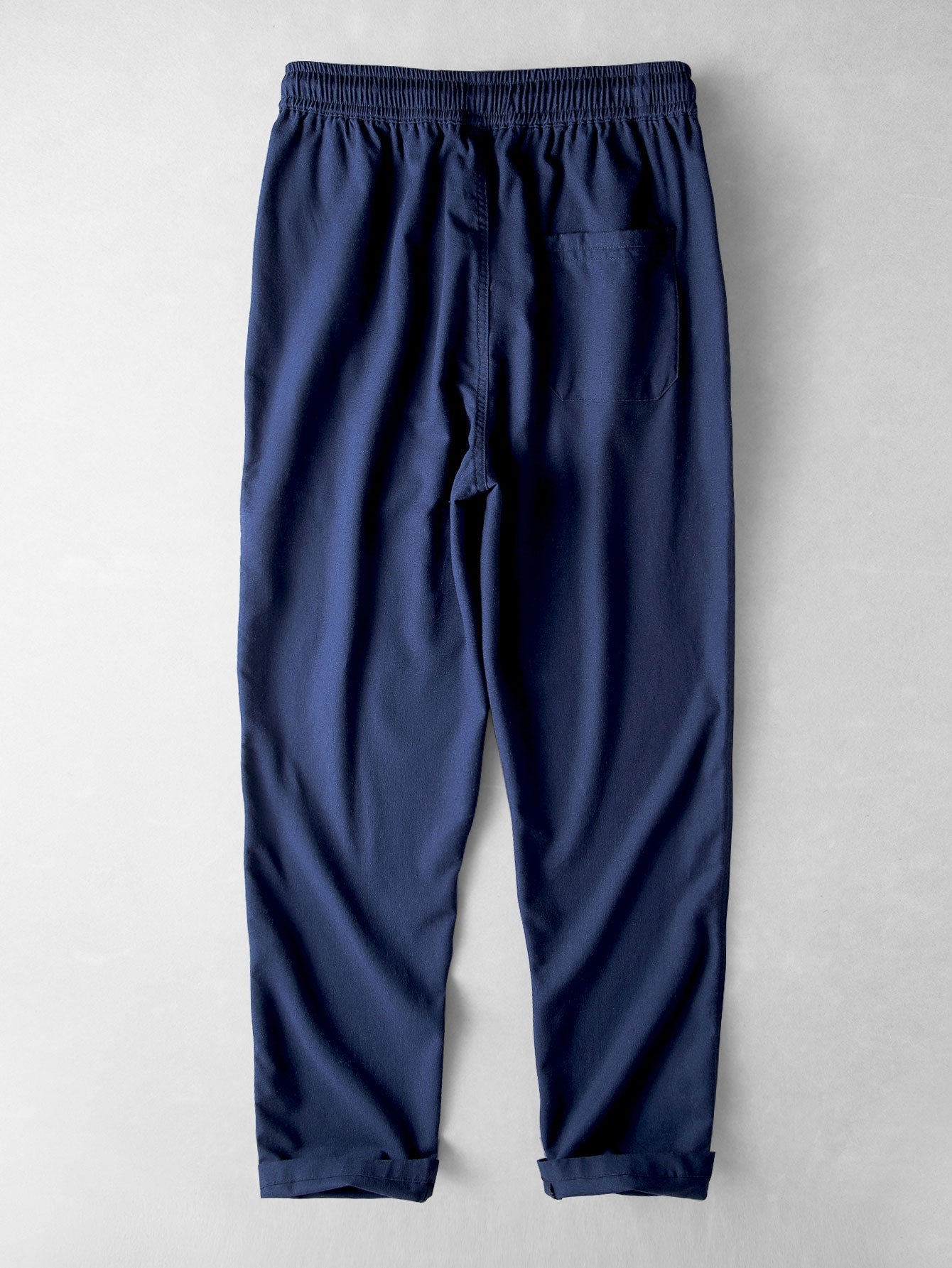 Stripe Linen Look Button Up Shirt & Straight Leg Linen Pants