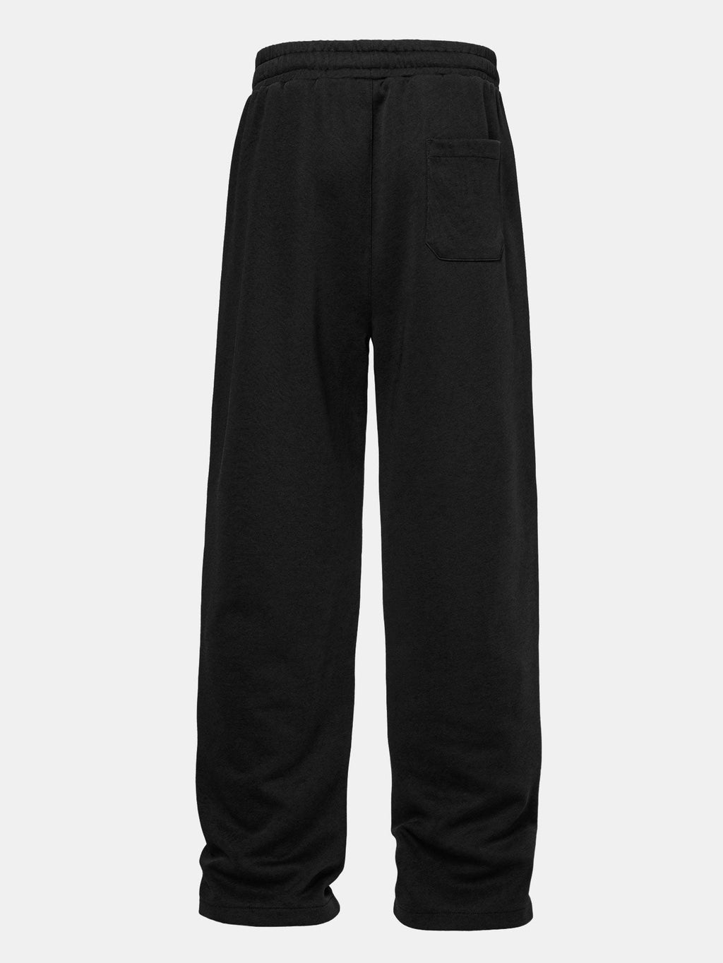Relax Fit Line Dachshund Print Contrast Polo Sweatshirt & Straight Leg Pleated Pintuck Sweatpants