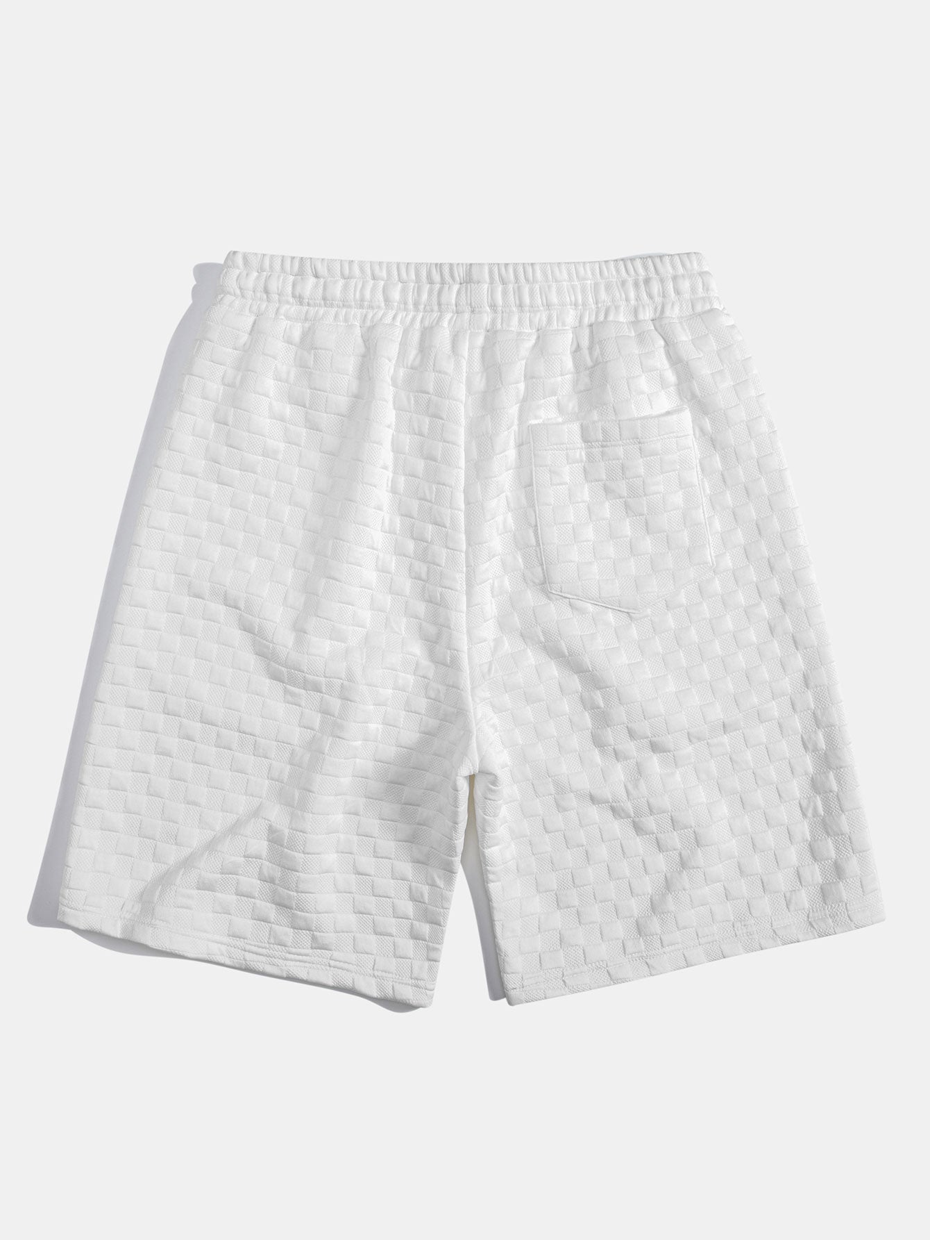 Relax Fit Checkerboard T-Shirt & Checkerboard Jacquard Shorts
