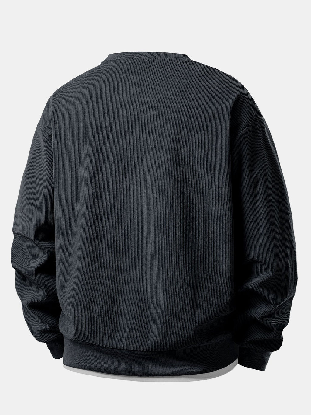 2 In 1 Crew Neck Stretch Corduroy Sweatshirt & Straight Leg Corduroy Pants