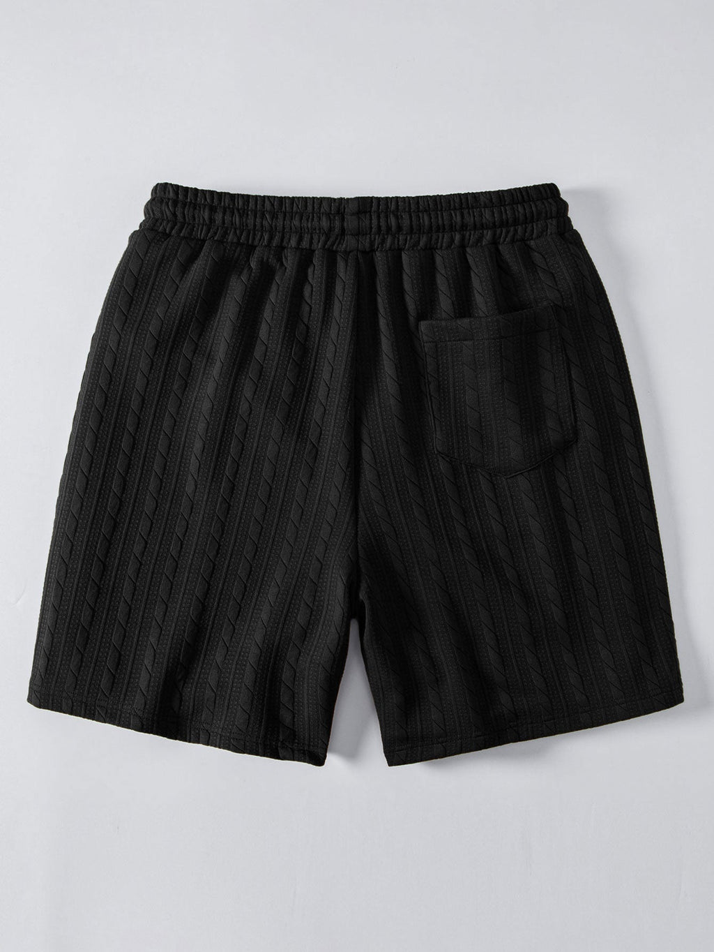 Relax Fit Twisted Jacquard T-Shirt & 7″ Shorts Set