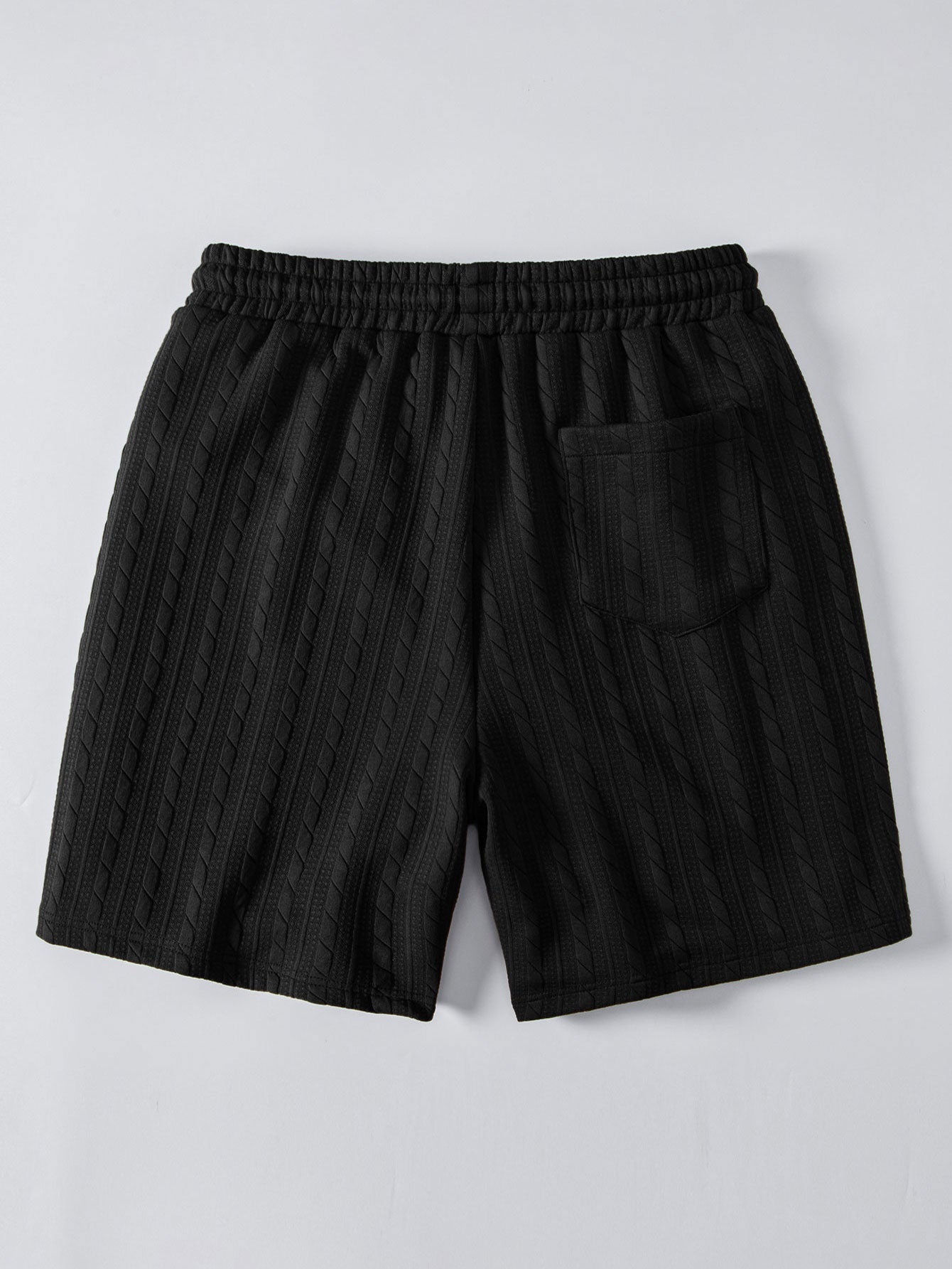 Relax Fit Twisted Jacquard T-Shirt & 7″ Shorts Set