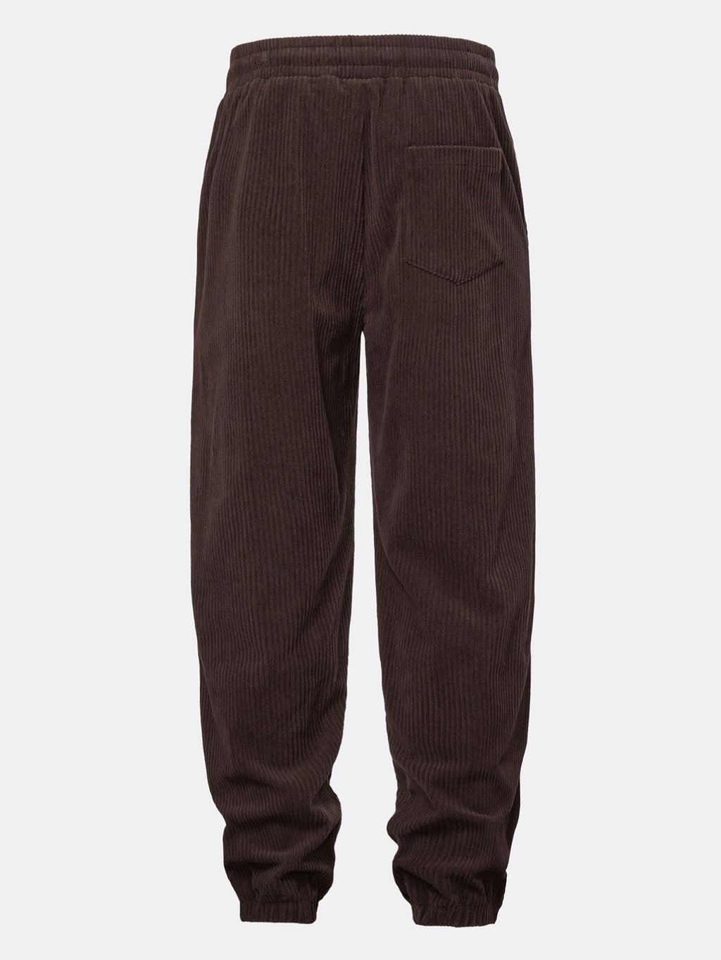 Relax Fit Quarter Zip Ethnic Geometric Patchwork Teddy Sweatshirt & Corduroy Jogger Pants