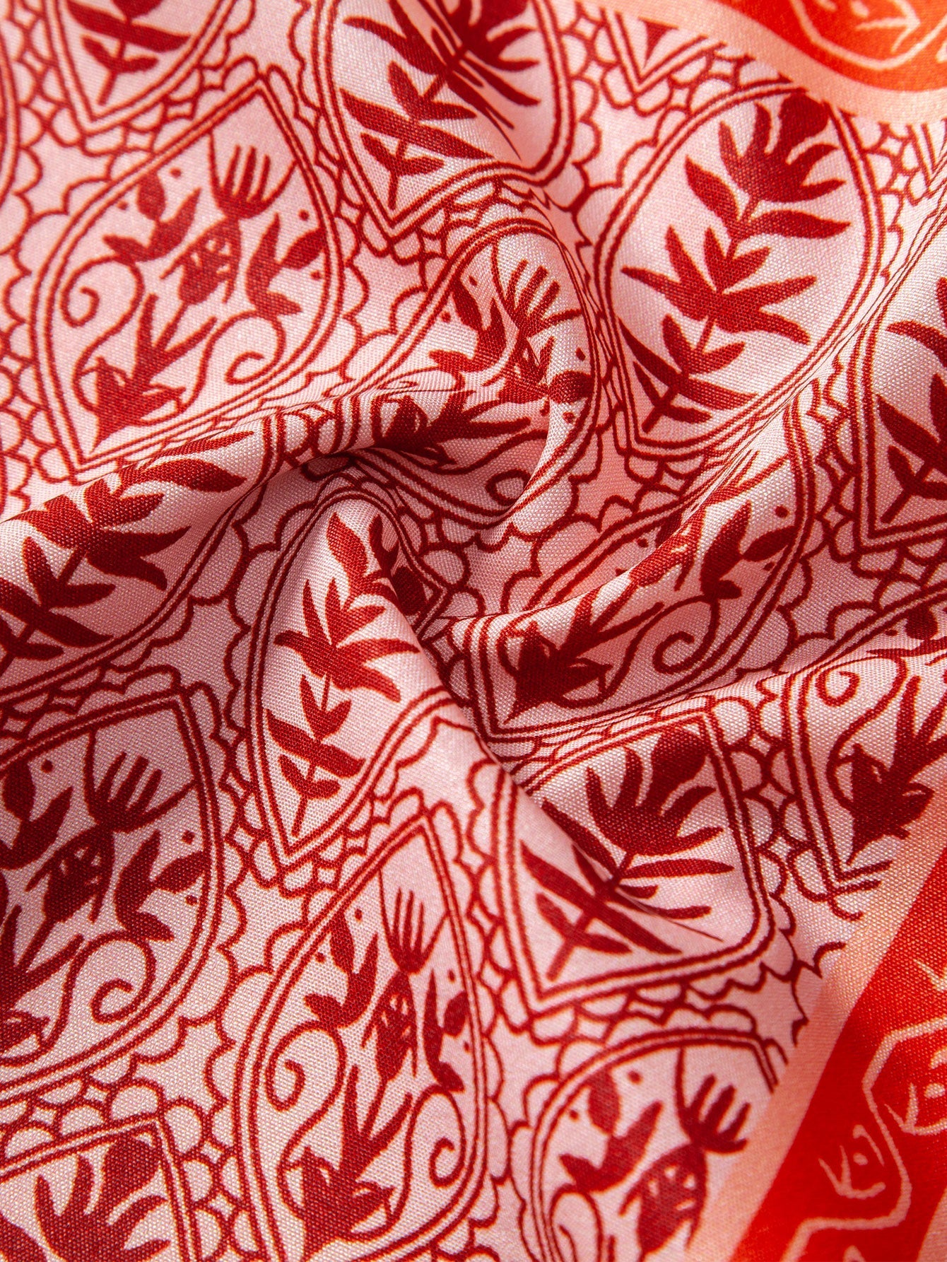 Paisley Bottle Button Up Shirt & Swim Shorts