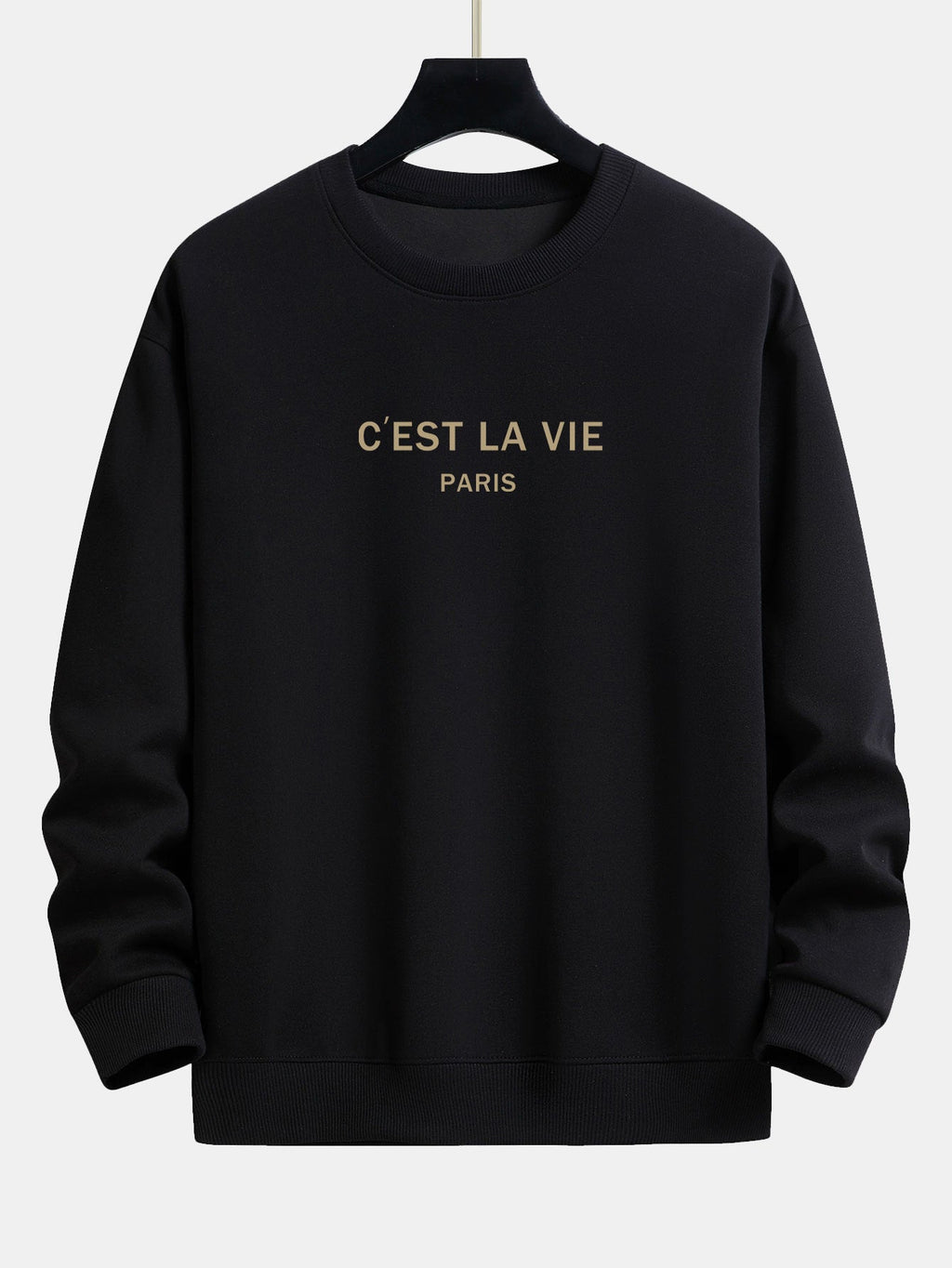 Paris Print Relax Fit Sweatshirt & Drawstring Corduroy Cargo Risque
