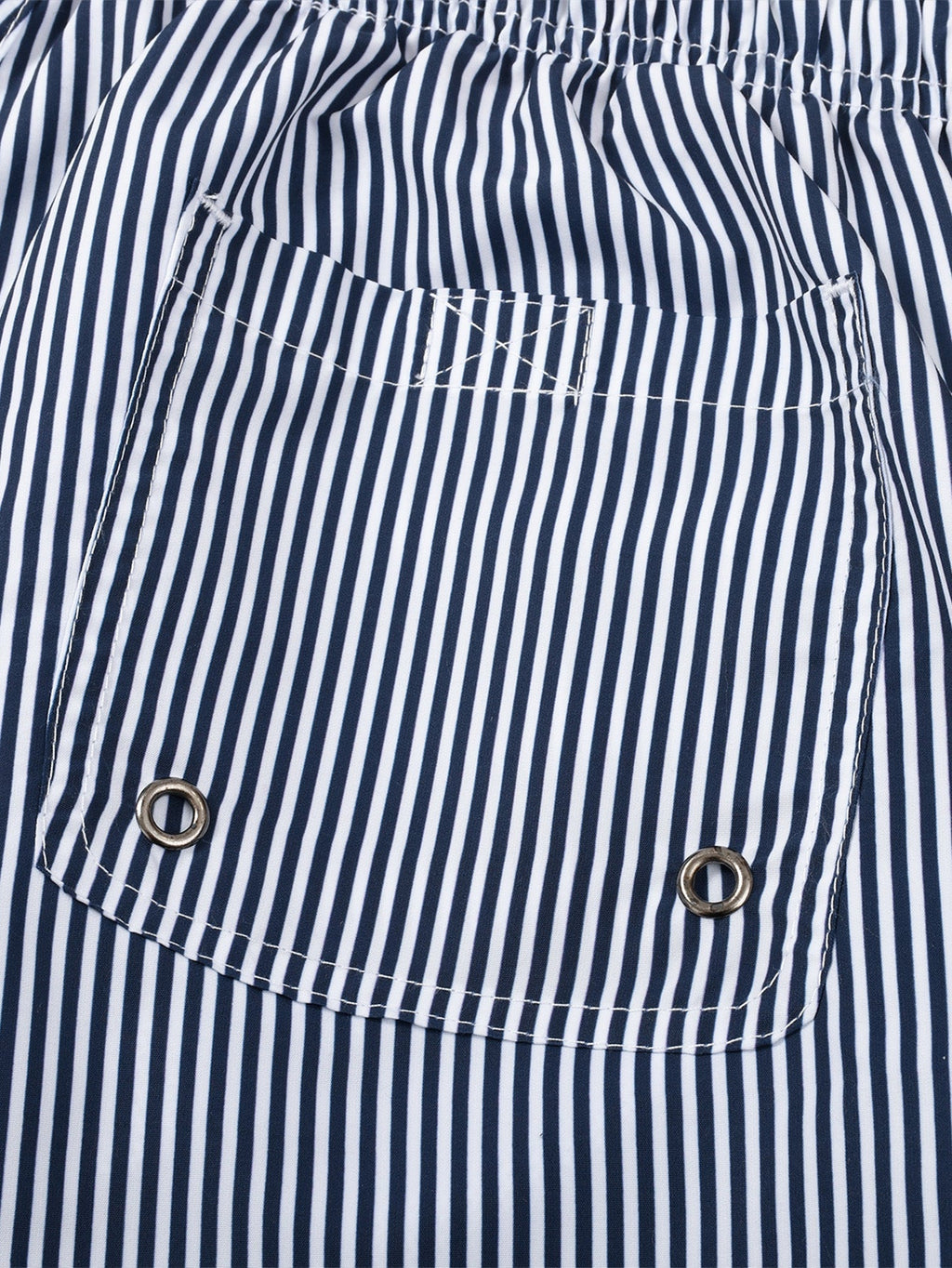 Ilha Sailing Print Button Up Shirt & Vertical Striped String Swims