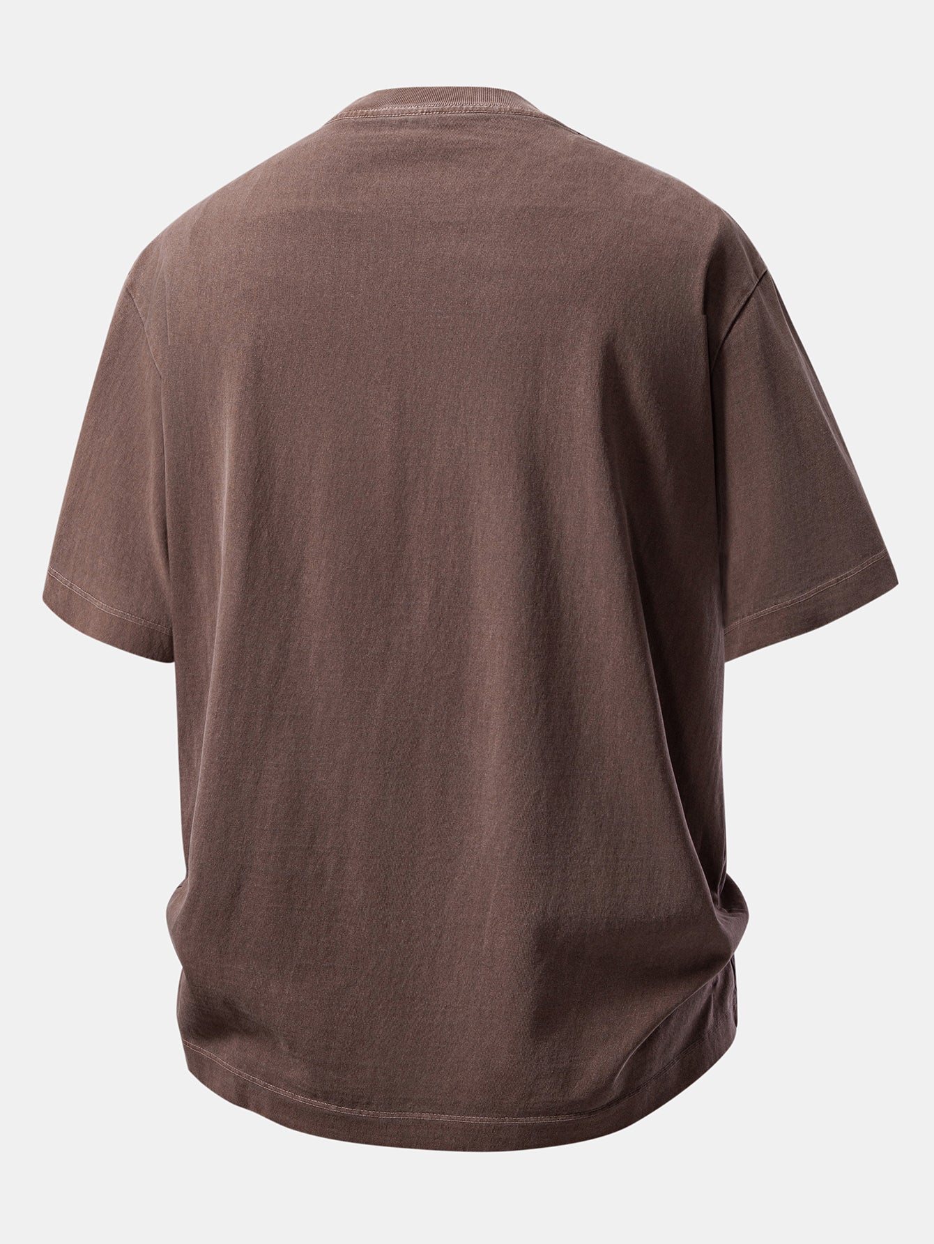 Relax Fit Heavyweight Washed Drop Shoulder T-Shirt & Washed Distressed Drawstring Shorts