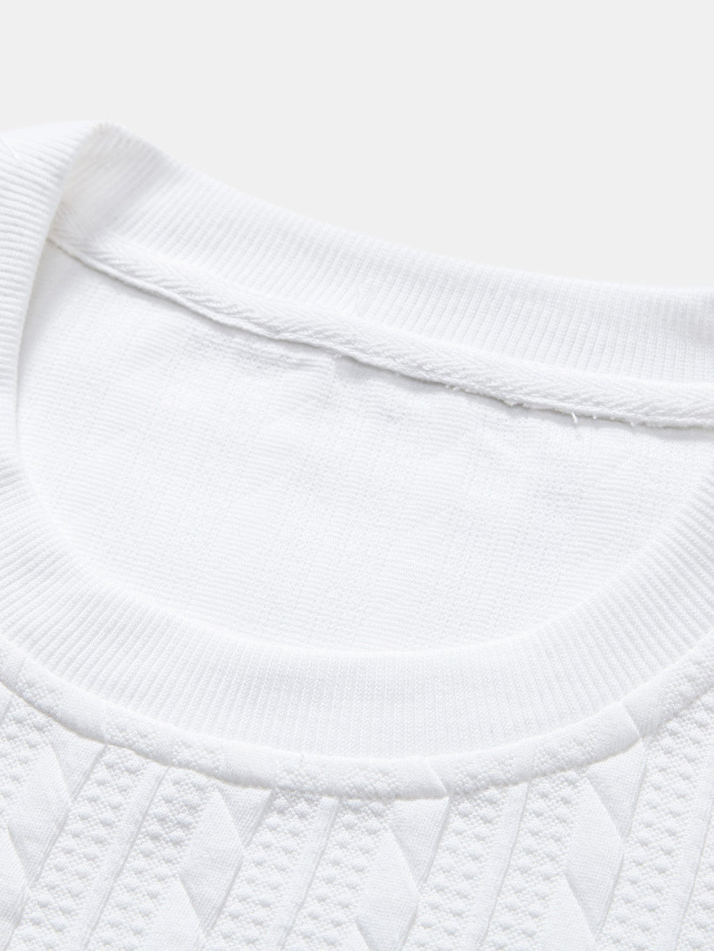 Relax Fit Twisted Jacquard T-Shirt & 7″ Shorts Set