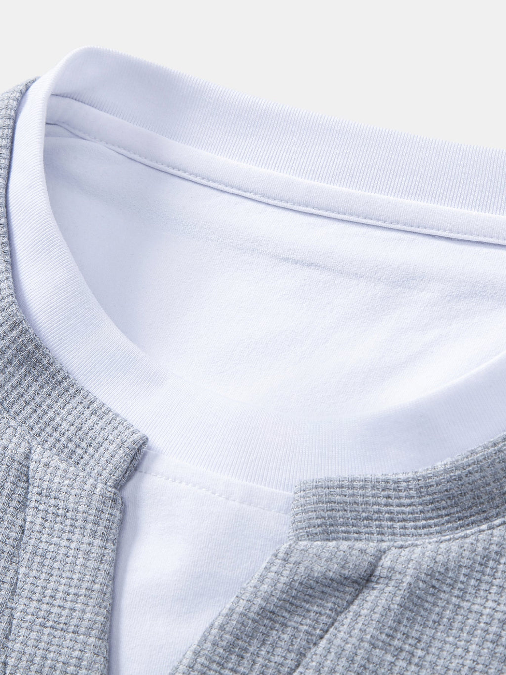 2 In 1 Waffle Notched Collar Sweatshirt & Waffle Pleated Pintuck Straight Leg Pants