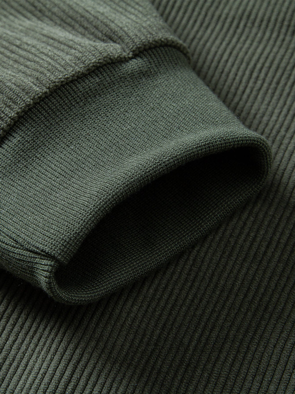 Quarter Zip Corduroy Raglan Sleeve Sweatshirt & Straight Leg Corduroy Pants