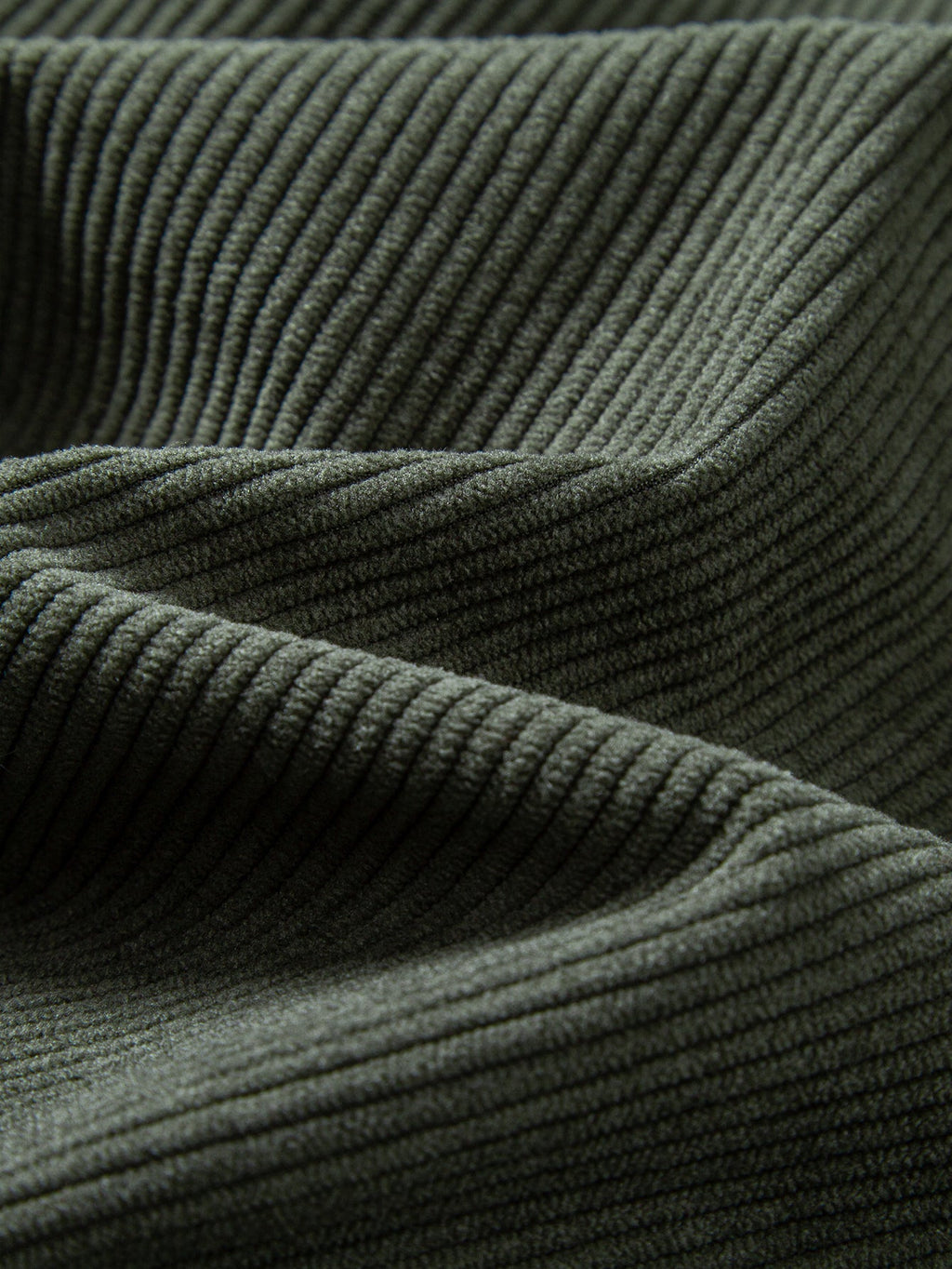 Quarter Zip Corduroy Raglan Sleeve Sweatshirt & Straight Leg Corduroy Pants