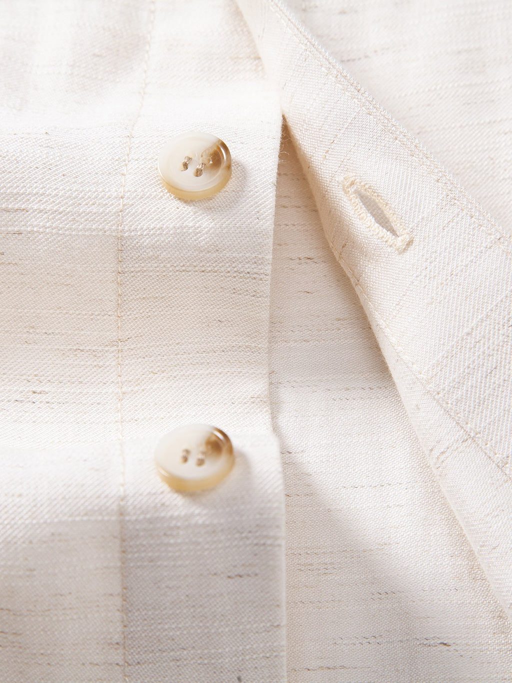 Linen Rayon Blend Button Up Shirt & Crinkle Textured Straight Leg Pants