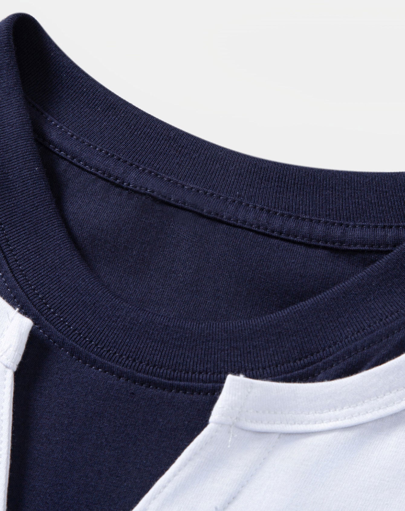 Relax Fit 2 In 1 Notched Collar T-Shirt & Cotton Drawstring 7" Shorts