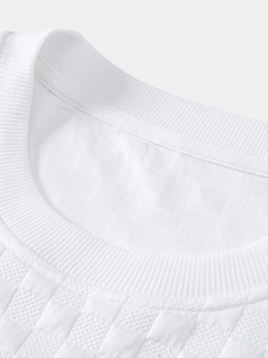 Relax Fit Checkerboard T-Shirt & Checkerboard Jacquard Shorts