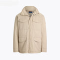 Gabardine Hooded Field Jacket